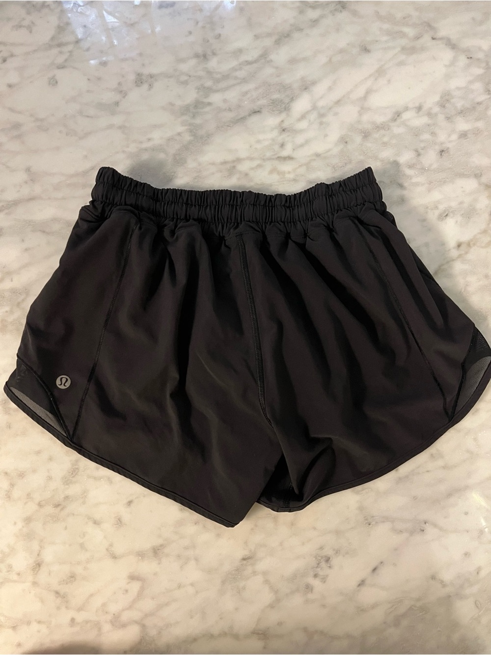Lululemon black hotty hot long size 4 - Picture 3 of 9
